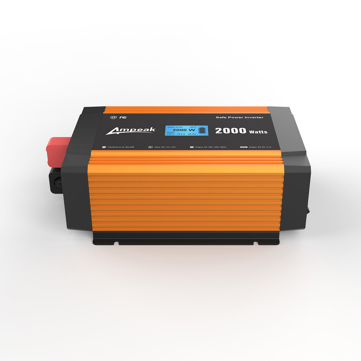 Ampeak 2000W Modified Sine Wave Power Inverter（DC 12V to AC 110V ）