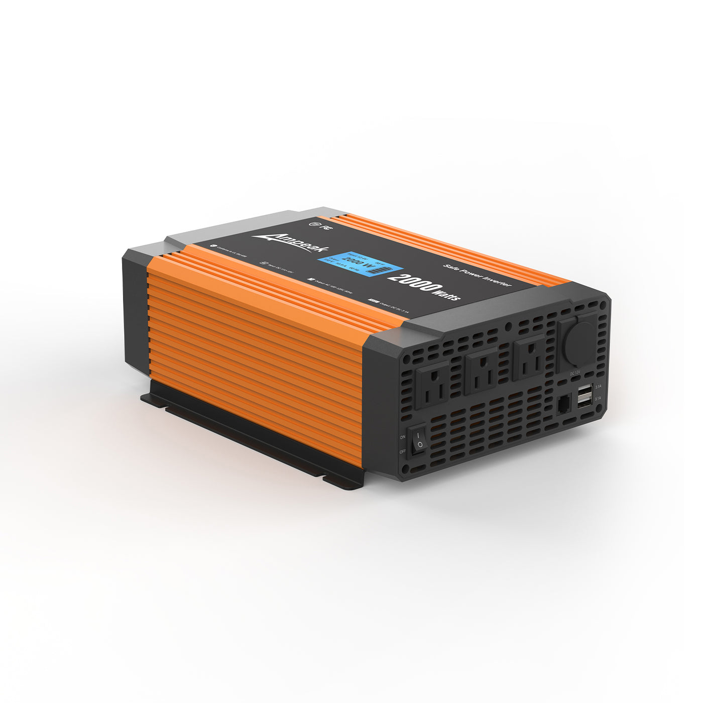 Ampeak 2000W Modified Sine Wave Power Inverter（DC 12V to AC 110V ）