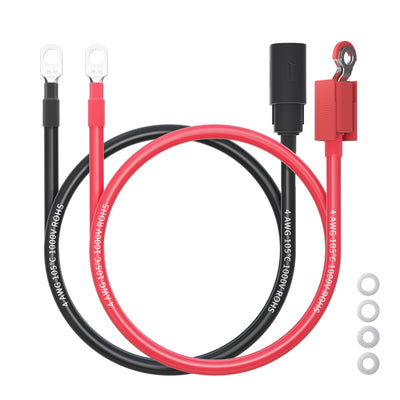 Ampeak 4 AWG Safety Battery Cables with Slipcover