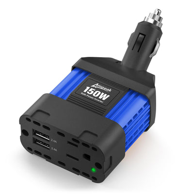 Ampeak 150W Car Power Inverter（DC 12V to AC 110V ）