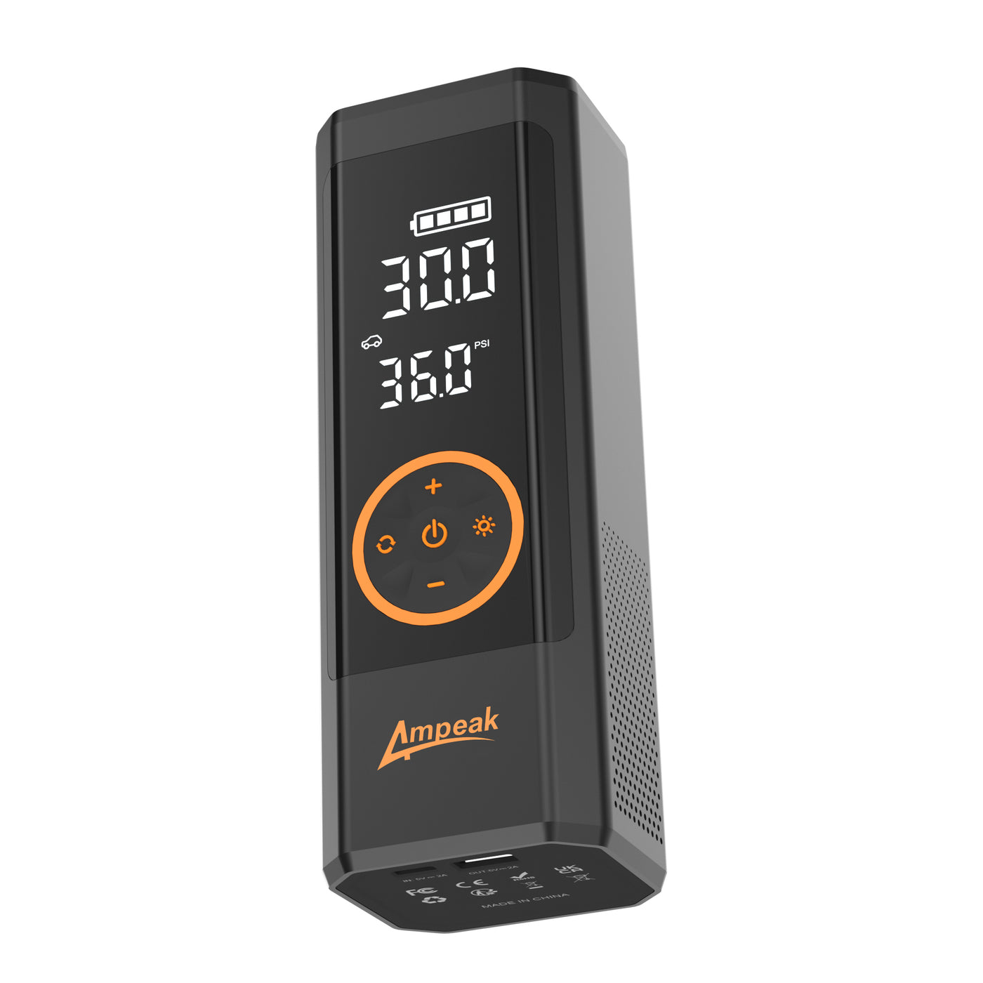 Ampeak 150PSI  Portable Tire Inflator （Car,Motor,Bicycle,Ball）