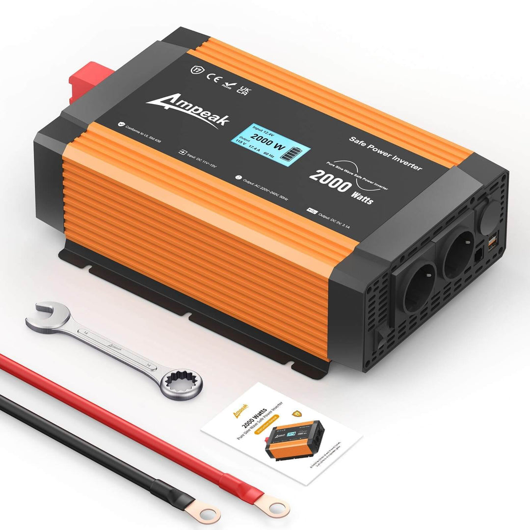 12V to 220V AC Inverters – Ampeak