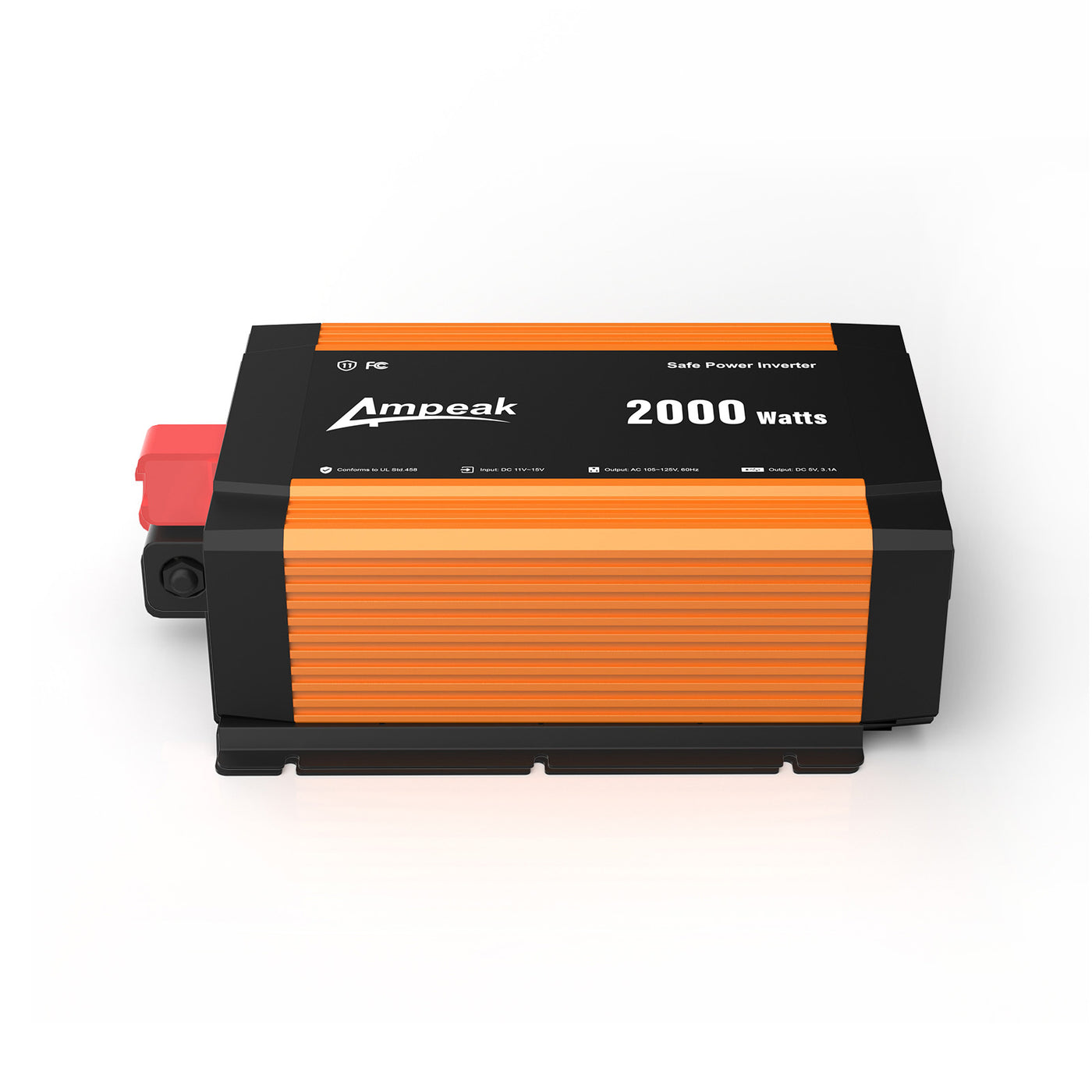 Ampeak 2000W Modified Sine Wave Inverter with Mini screen （DC 12V to AC 110V ）