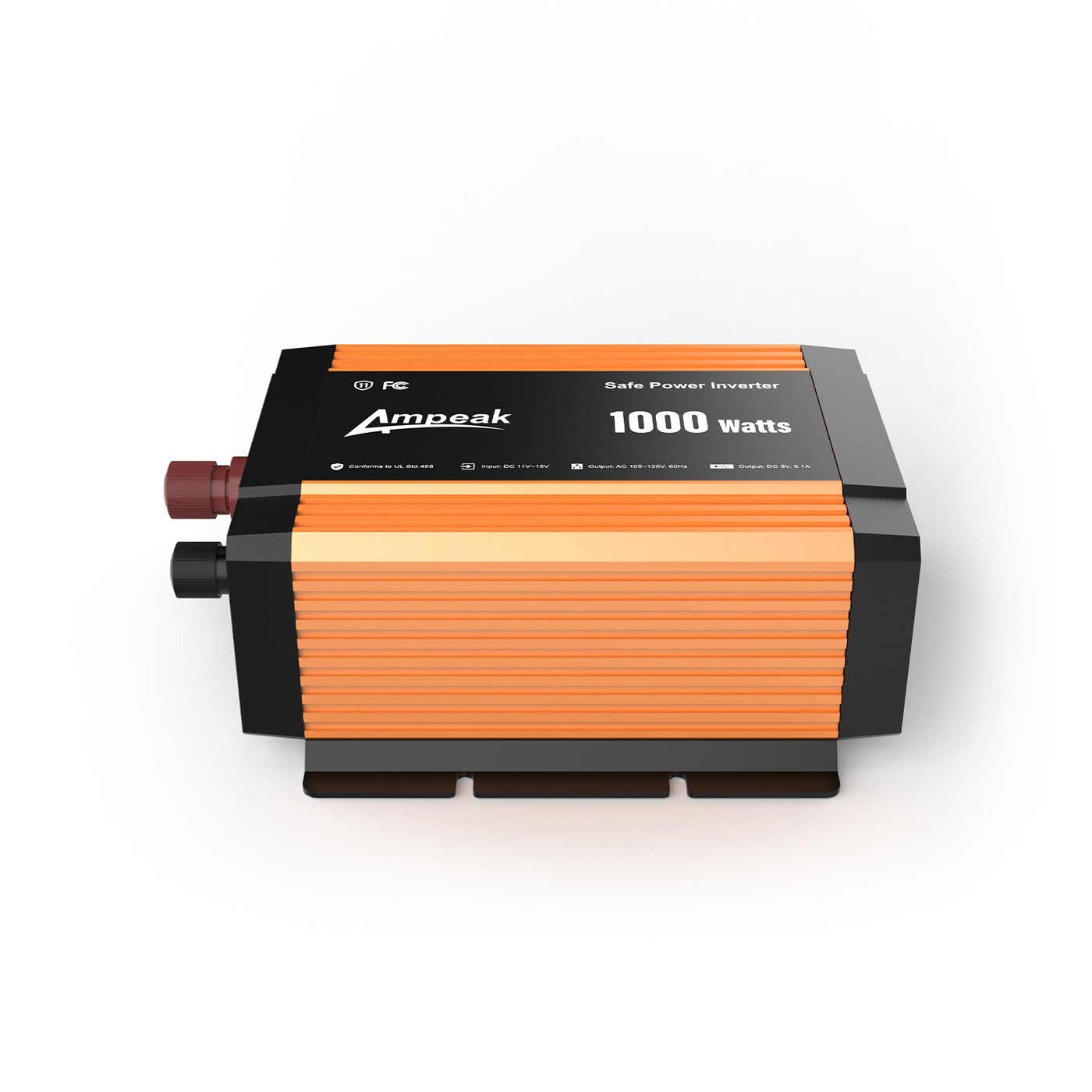 Ampeak 1000W Modified Sine Wave Inverter with Mini screen（DC 12V to AC 110V ）