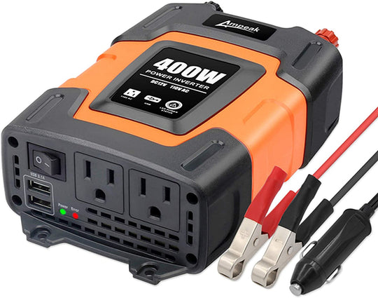 Ampeak パワーインバータ 400W Ampeak 400W 12V Power Inverters | Versatile Power for Camping