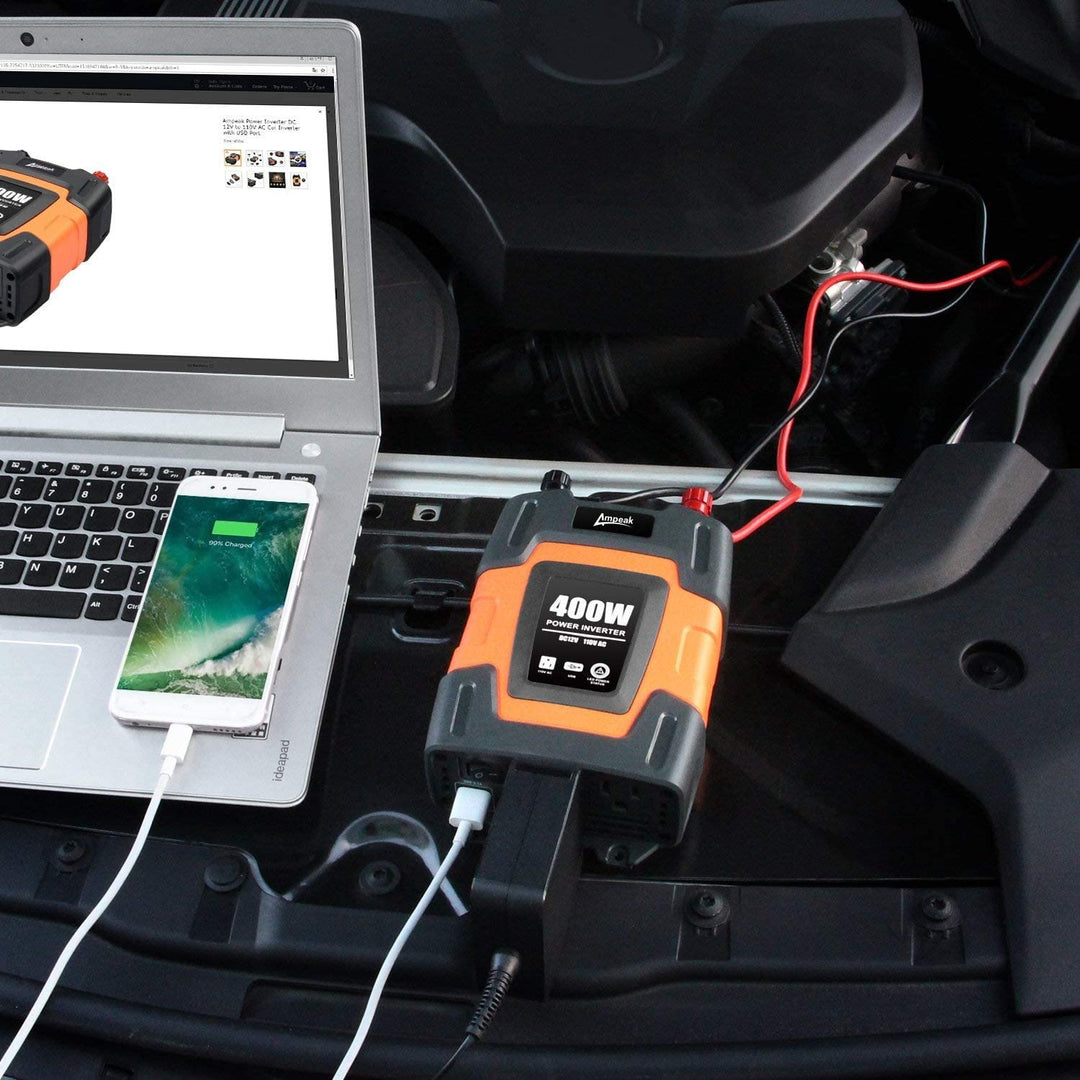 Ampeak 400W 12V Power Inverters | Versatile Power for Camping
